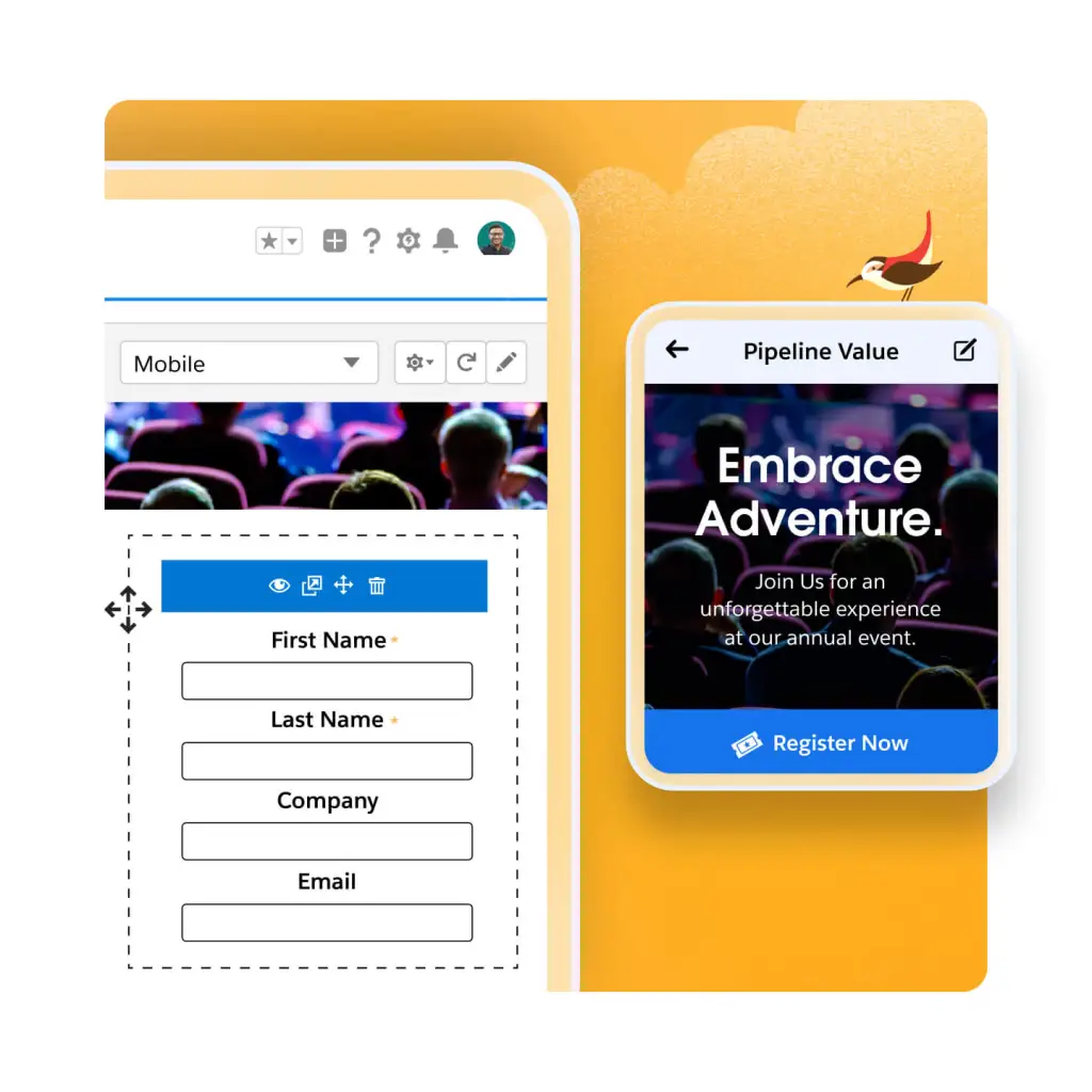 Salesforce Account Engagement: Formular-Builder und Event-Landingpage