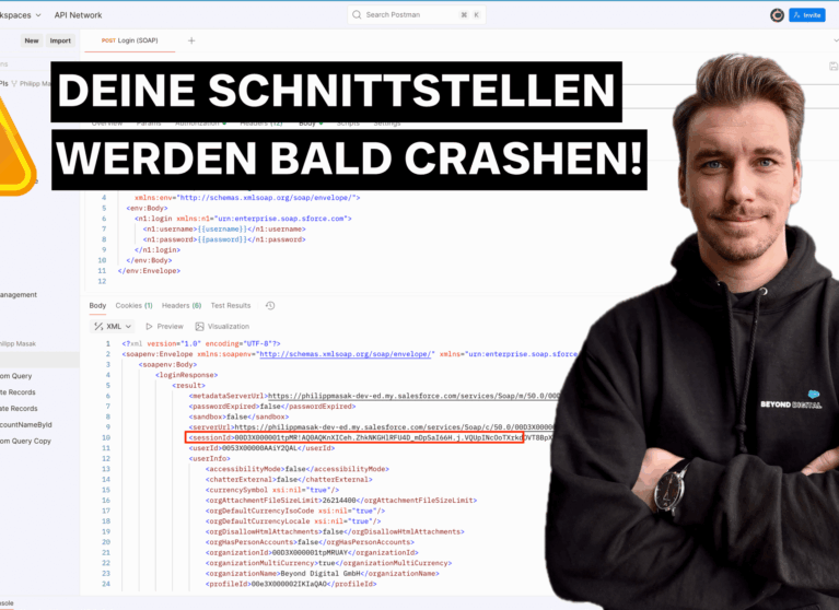 Salesforce SOAP Login: Beitragsbild im Beyond Digital Blog